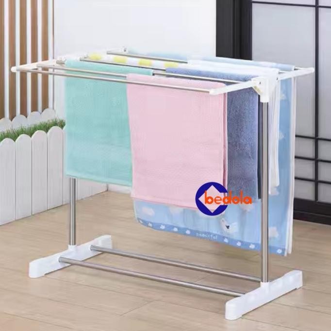 Bedola Rak jemuran handuk rak handuk jemuran hijab