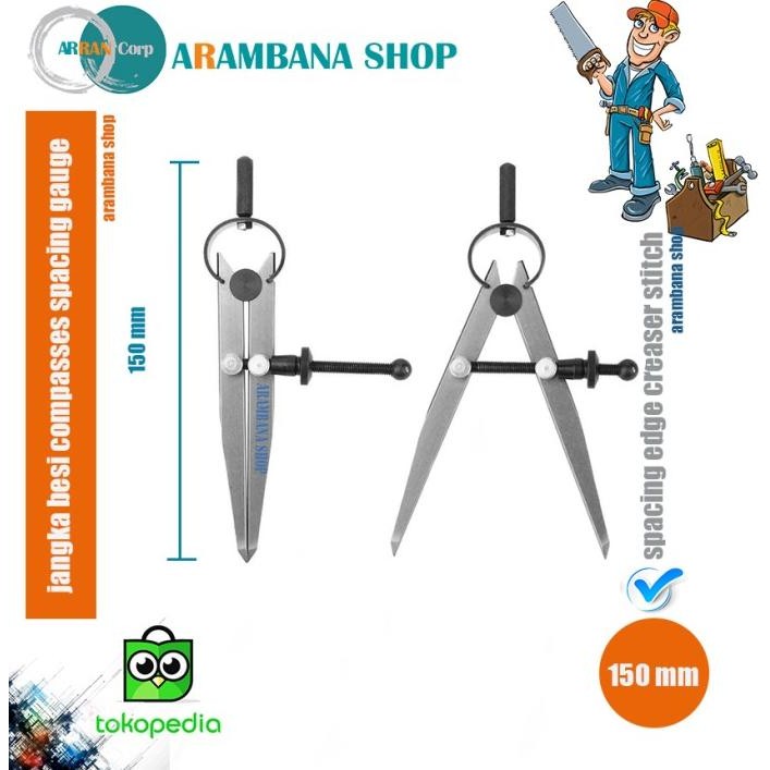 

Produk Baru!! Jangka Besi Compasses Spacing Gauge