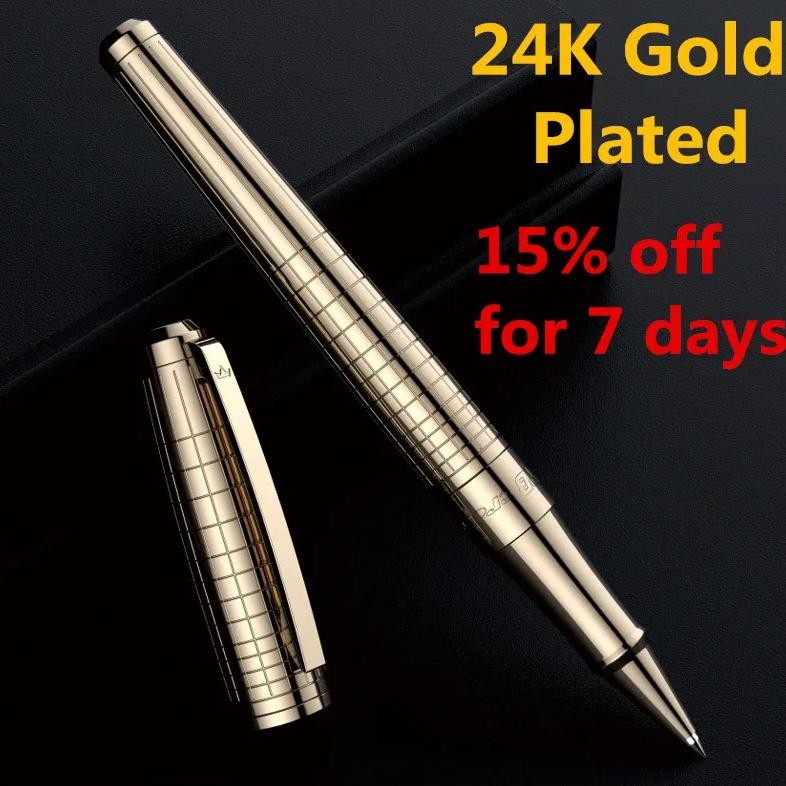 

Darb Luxury Rollerball Pen 24K Gold Plated Metal Pen High Quality Business Office Gift For Writing