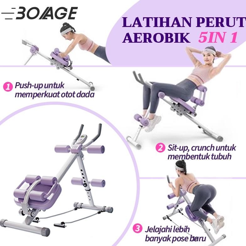 perut malas mesin/Olahraga Peralatan Kebugaran Rumah Wanita Perut Roll Mesin Perut Abdominal Curling