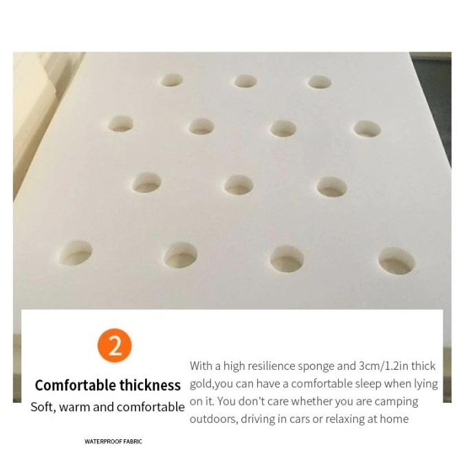 sleeping pad kasur matras angin lipat camping keluarga 2 orang dewasa