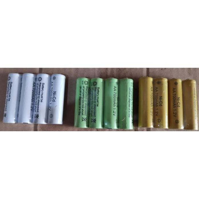Terlaris Baterai Battery Batre Ni-Cd Aa Rechargeable Cas Charge 700 Mah Tamiya