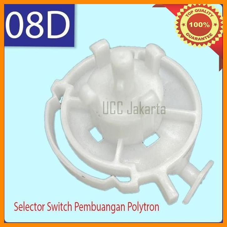 [UCC] SWITCH DRAIN/ SELEKTOR PEMBUANGAN MESIN CUCI POLYTRON ORIGINAL WWL-08D