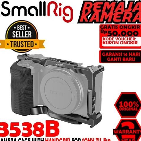 BEST SMALLRIG CAGE WITH SILICONE HAND GRIP FOR SONY ZV-E10 3538 - RESMI