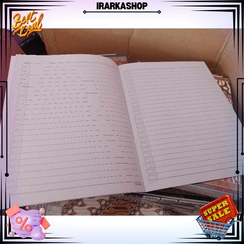 

(10Pcs) 1 Pak Buku Tulis Batik Star Coin Isi 30 Lembar D Promo 4.4