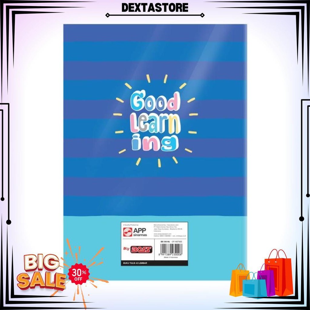 

Buku Tulis Big Boss - 42 Lembar ( Pack ) D Promo Puncak