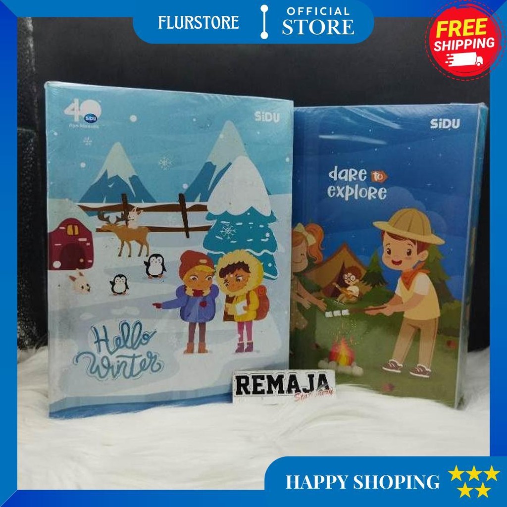 

Buku Tulis Sidu 32 & Sidu 38 ( Khusus Isi 38 Free Stiker Nama 10 Pcs ) D Cod