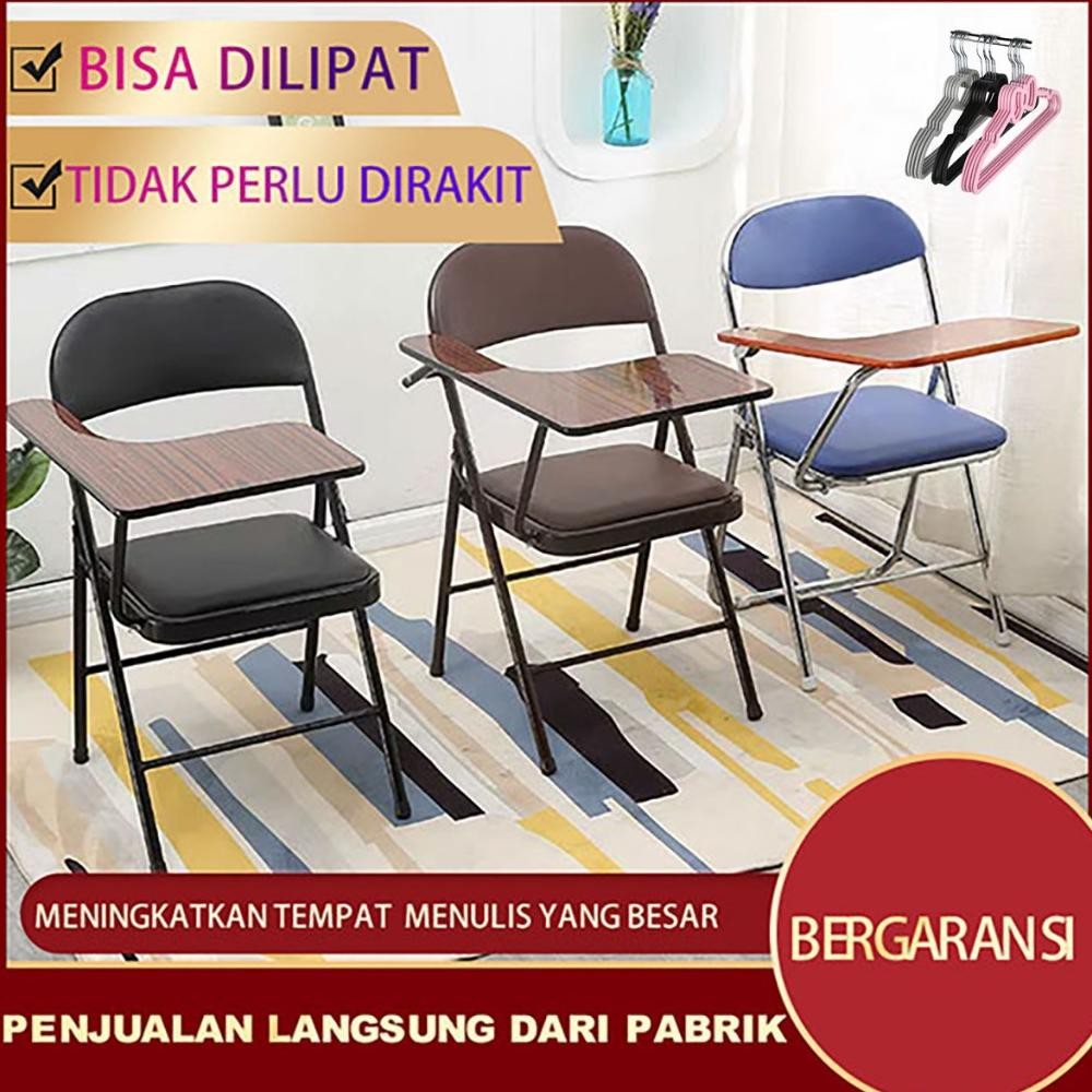 Kursi kuliah hitam , kursi lipat belajar , kursi kampus , kursi lipat simple kursi