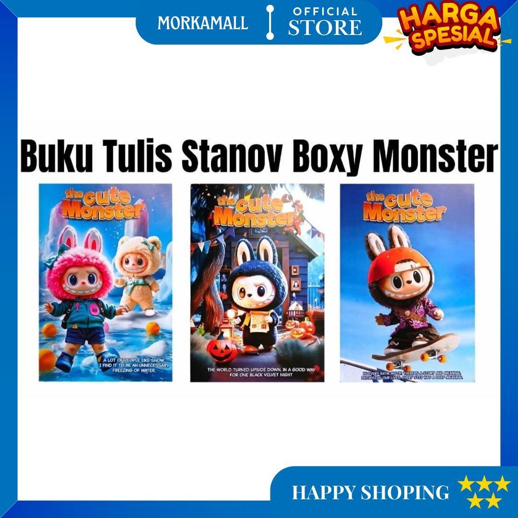 

Buku Tulis Boxy 50 Lembar Stanov (10Pc) Campus / Kraft / Monster D Sale