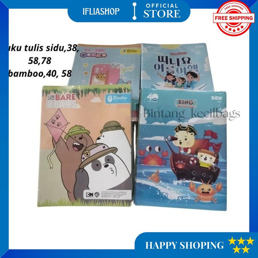 

Buku Tulis Sidu Bamboo Big Boss D Best Seller