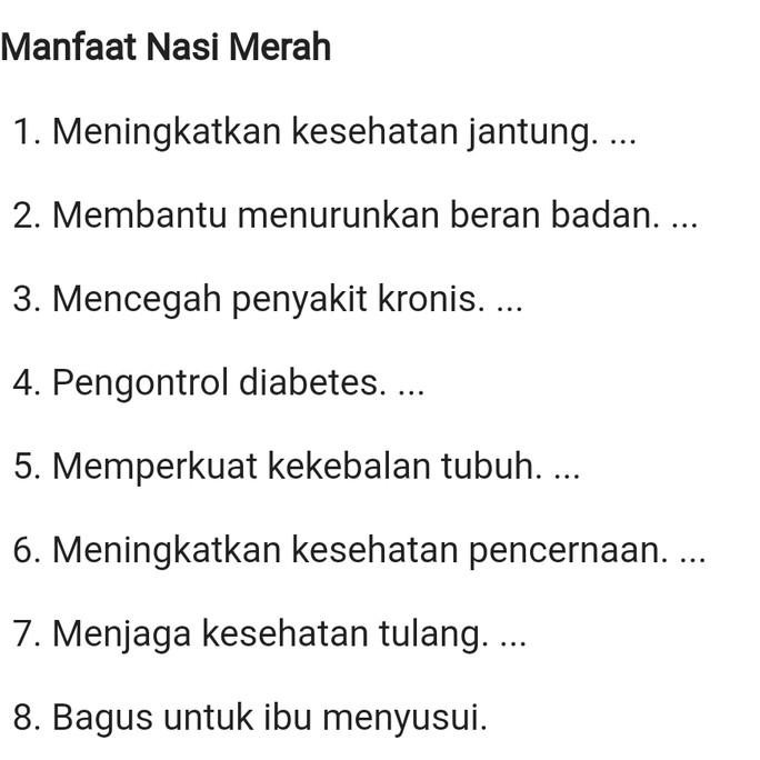 

tersedia beras merah organik 10 kg