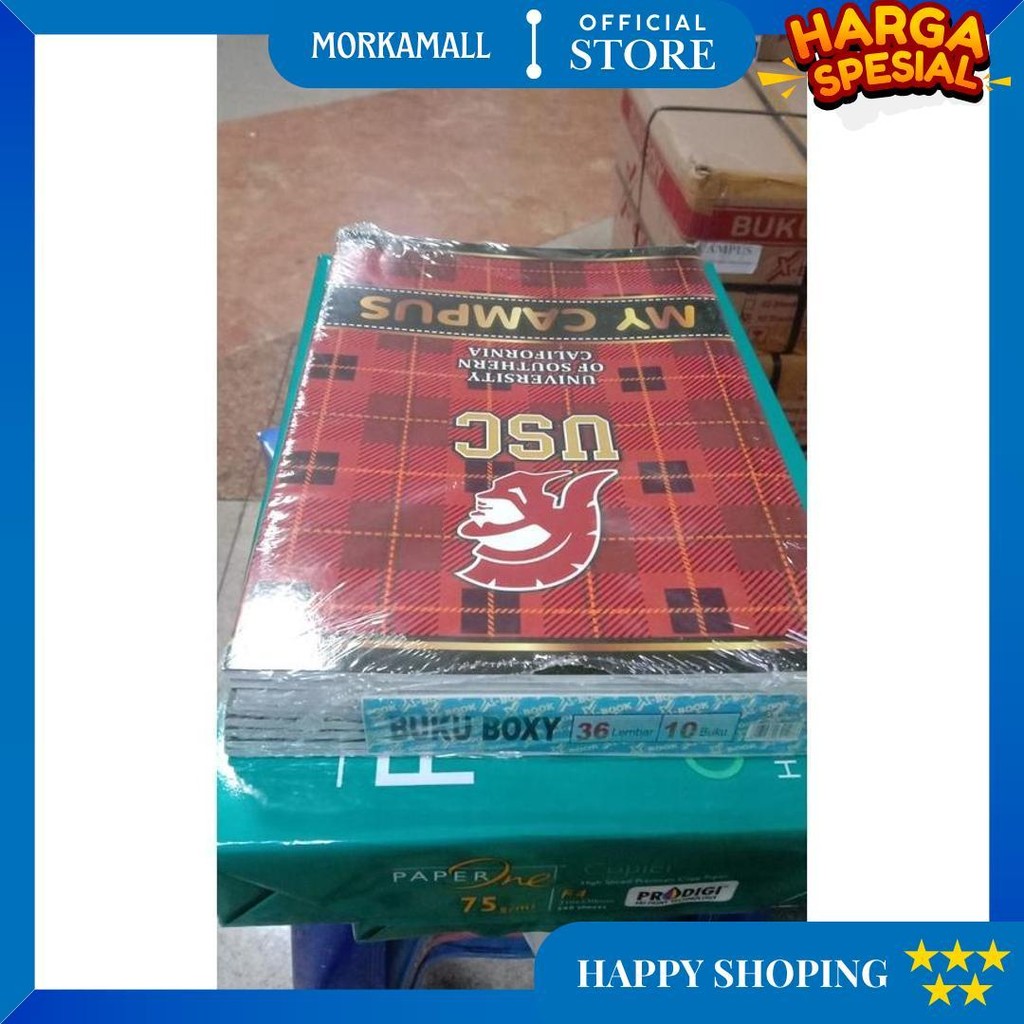 

Promo Buku Tulis Campus 36 Lembar Panjang X-Box (1 Pak) ++ D Termurah