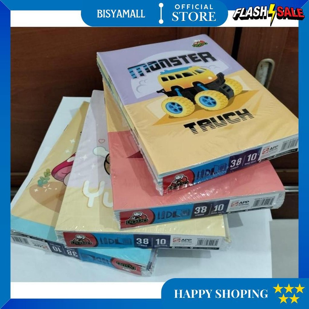 

[ Pak ] Buku Tulis Dodo By Sidu Isi 38 Lembar / Buku Tulis Murah Grosir (Isi 10 Buku) D Best Seller