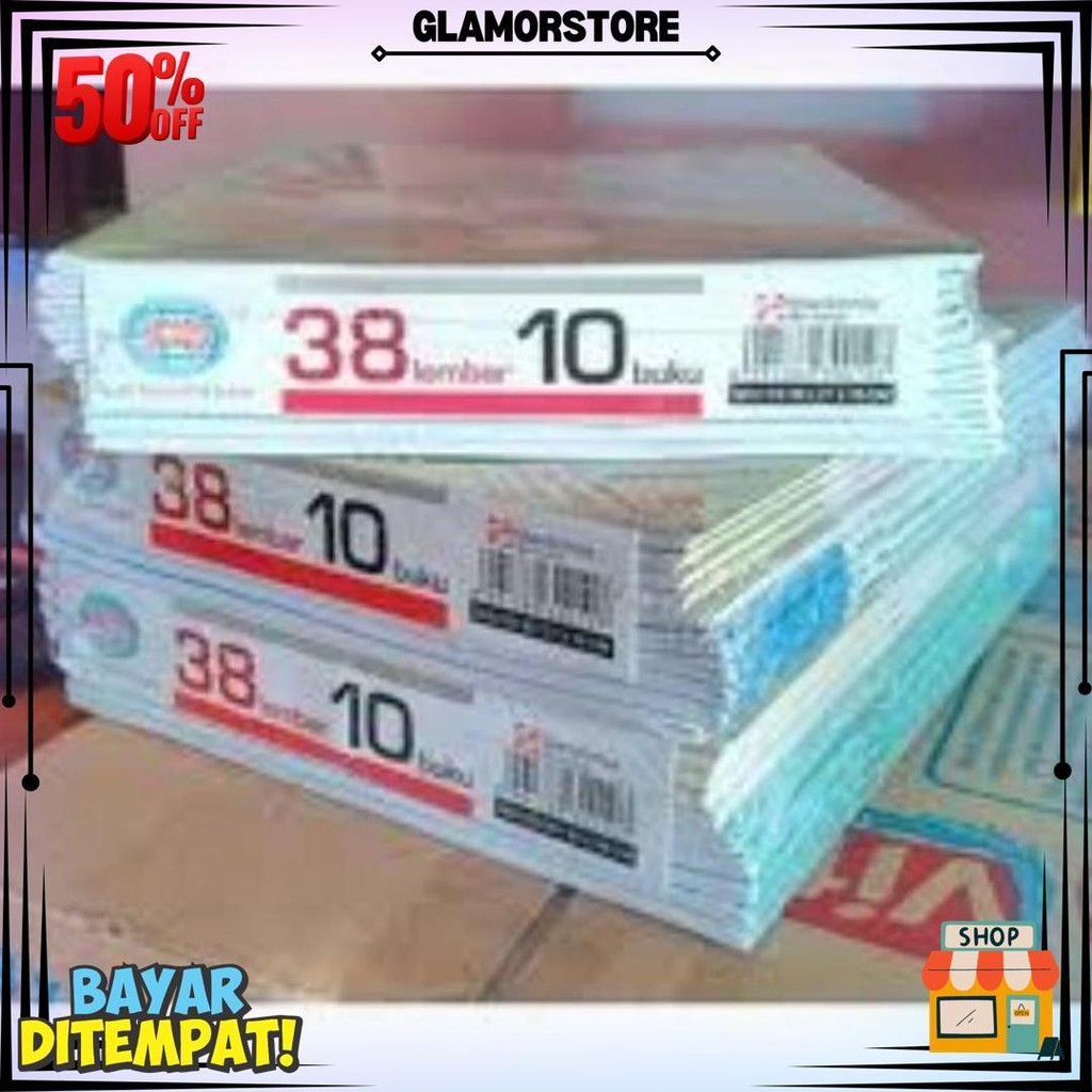 

1Pack Isi 10 Biji Buku Tulis Sidu Isi 38 Original D Cod