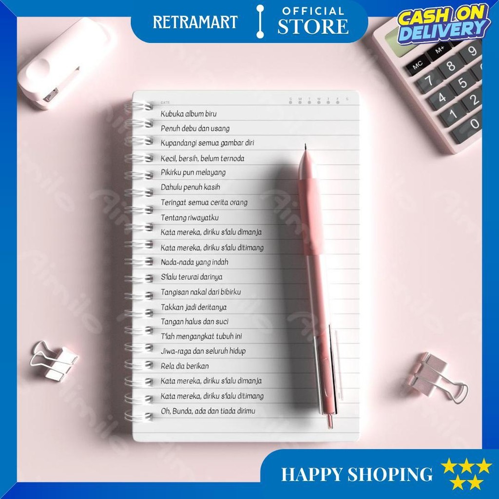 

Aimilo Notebook A5 1 Paket 4 Pcs Buku Diary Aesthetic Buku Jurnal Aesthetic Sekolah 60 Lembar D Gratis Ongkir