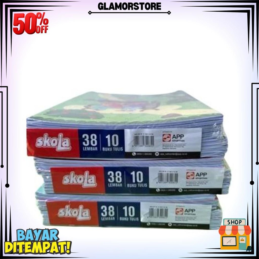 

Tbmo Buku Tulis Skola By Sinar Dunia 38 Lembar Sinar Dunia Per Pack Isi 10 Pcs D Promo 4.4
