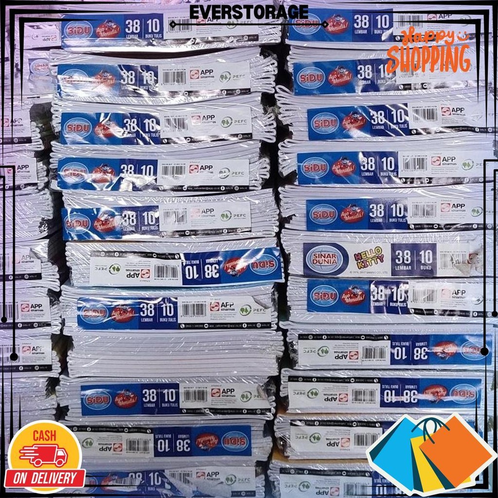 

(Pak) Buku Tulis Sidu 38/ Buku Tulis Sinar Dunia 38 Lembar 10 Pcs/ Buku Tulis Murah D Terlaris