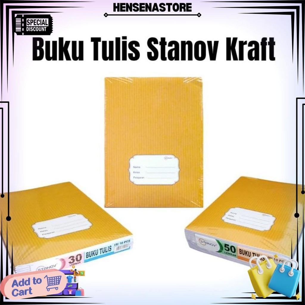 

Buku Tulis Stanov Murah Isi 30 Lembar (10Pc) D Terlaris