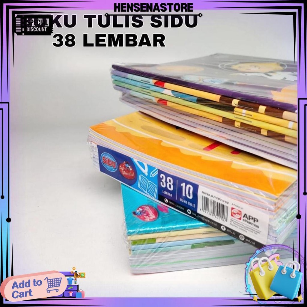 

Buku Tulis / Buku Tulis Sidu 38Lembar Isi 10Pcs / 1Pak Buku Tulis Sidu 38Lembar D Terlaris