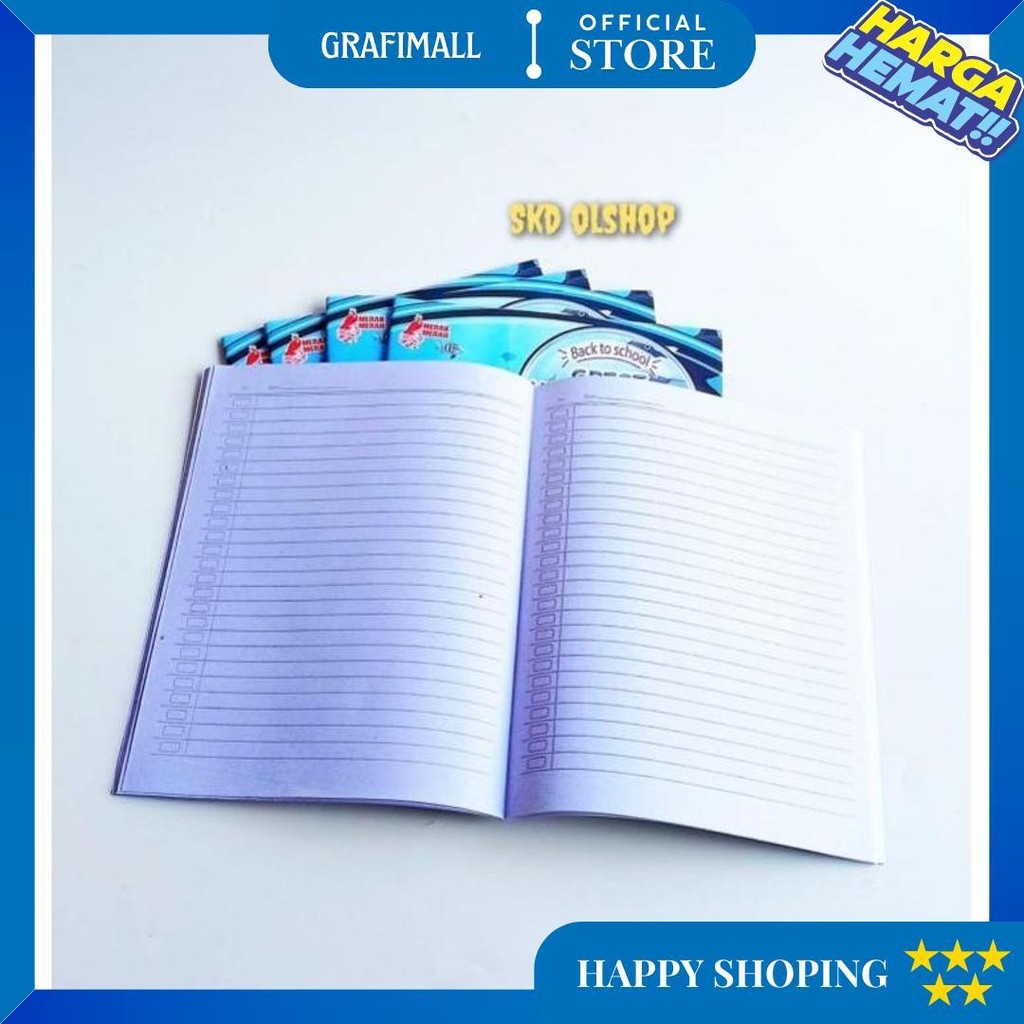 

Buku Tulis Murah Buku Tulis 38 Lembar 1 Pck Isi10 Buku Uk Kwarto Buku Tulis Biasa D Termurah