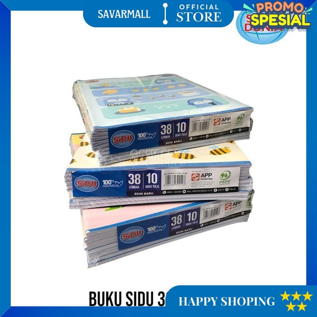 

Promo Murah Grosir Buku Tulis Sinar Dunia / Sidu & Kiky 38 Lembar - Perpack D Gratis Ongkir