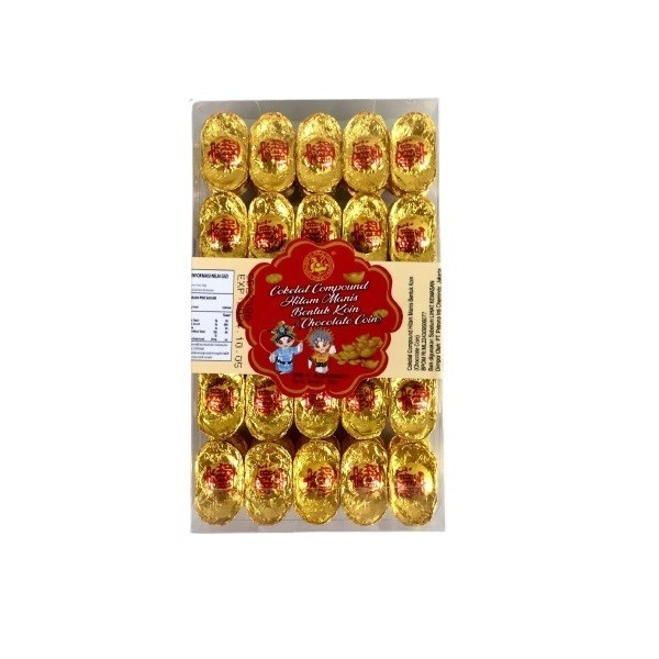 

CHEN LIANG JI COKELAT COIN COMPOUND HITAM MANIS 150 GR