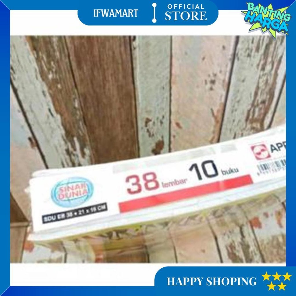 

[Davis]Buku Tulis Sidu 38 (10Pcs) Sin Ar Dunia D Promo 4.4