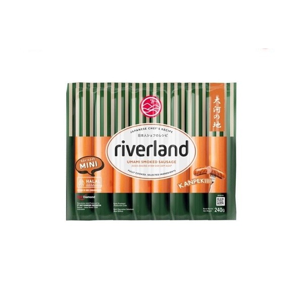 RIVERLAND MINI UMAMI SMOKED SAUSAGE 240 GR