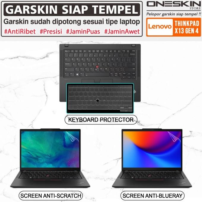 garskin laptop keyboard screen protector lenovo thinkpad x13 gen 4 tpu