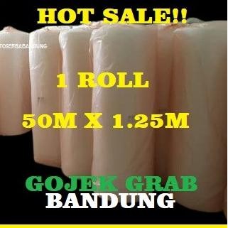

tersedia plastik bubble wrap 1 roll 50m x 1.25m buble warp bandung bable murah