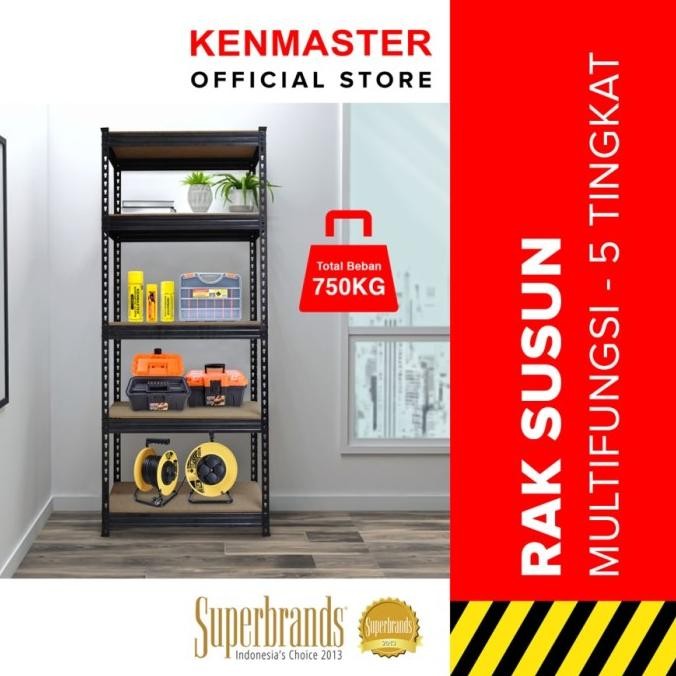 Sale Kenmaster Rak 5 Susun Serbaguna Besi Multipurpose Penyimpanan Dapur
