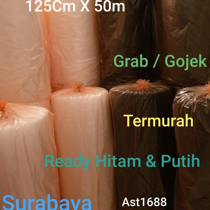 

tersedia bubble wrap 125cm x 50m hitam & putih