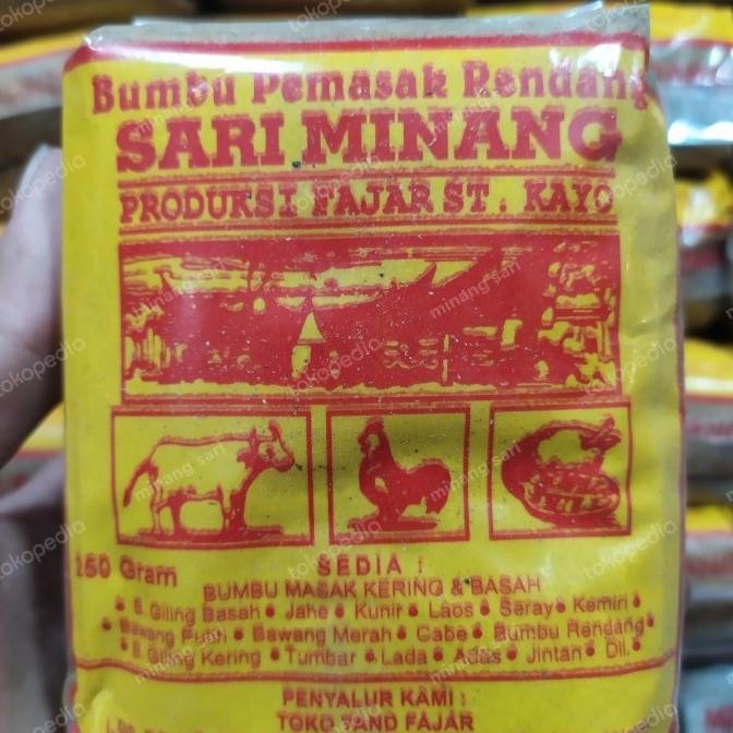 

Bumbu rendang/sari minang/1000 gram/1kg bumbu bubuk NLS