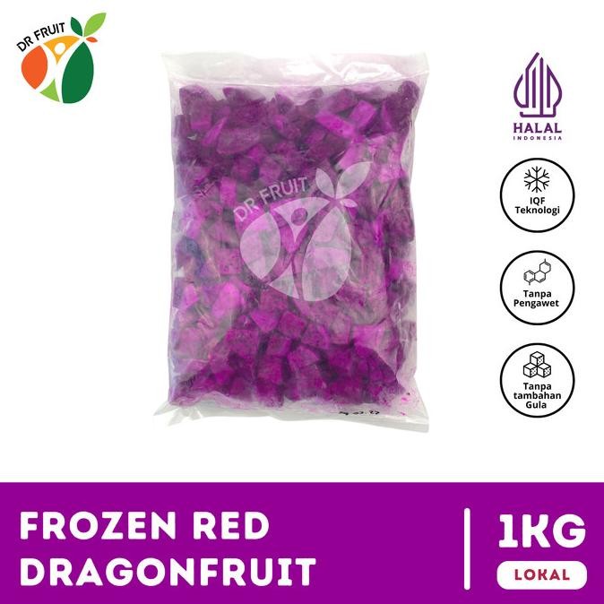 

Diskon! Buah Naga Beku | Frozen Dragon Fruit (IQF) | 1 KG