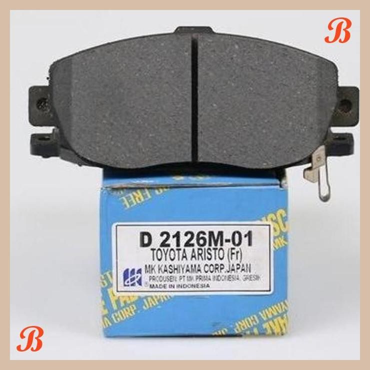 [SMM] MK KASHIYAMA KAMPAS REM DEPAN D2126M-01 TOYOTA ARISTO, LEXUS GS 300