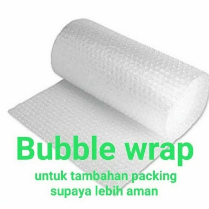 

tersedia bubble wrap untuk tambahan packing