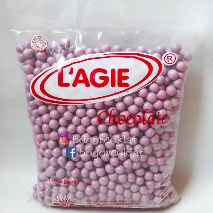 

tersedia coklat lagie miniball pink 1kg - bubble wrap
