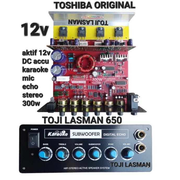 Update 12v DC KIT AKTIF MOBIL CAR KARAOKE MIC ECHO ACCU AKI SUBW 650 SUBWOFER tojil4 Murah