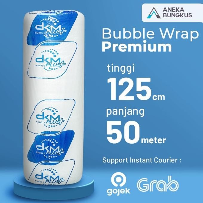 

tersedia plastik bubble wrap bening dkm premium tebal 125cm x 50m