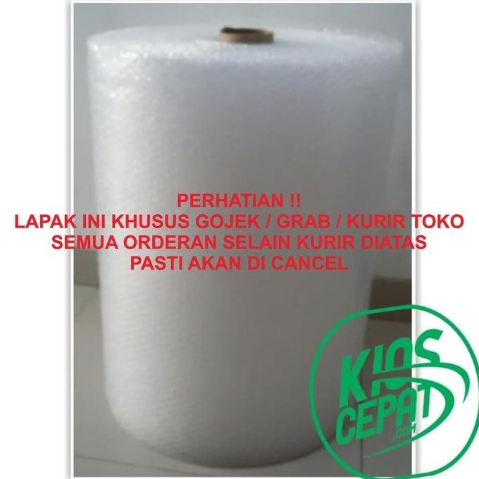 

tersedia [go send] bubble wrap 50m x 60cm harga