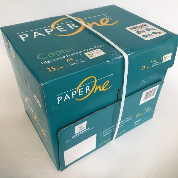 

kertas HVS A4 75 gram Paperone (1 box) murah
