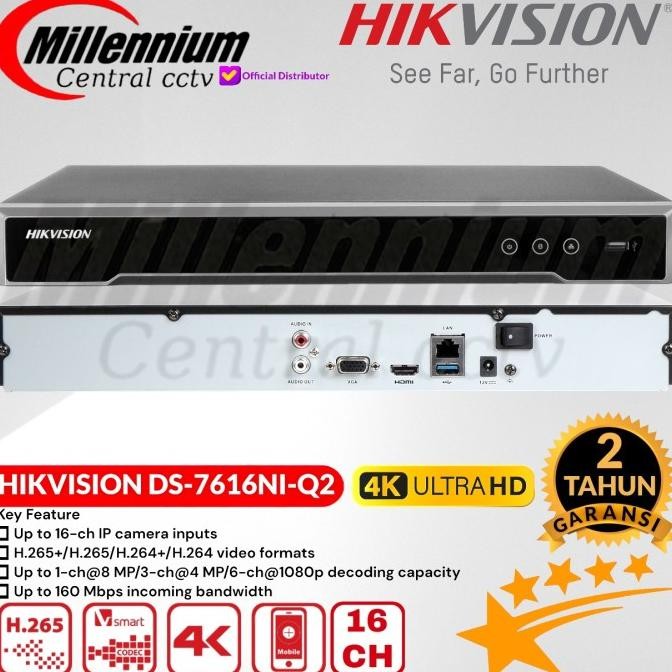 NVR HIKVISION 16CH DS-7616NI-Q2