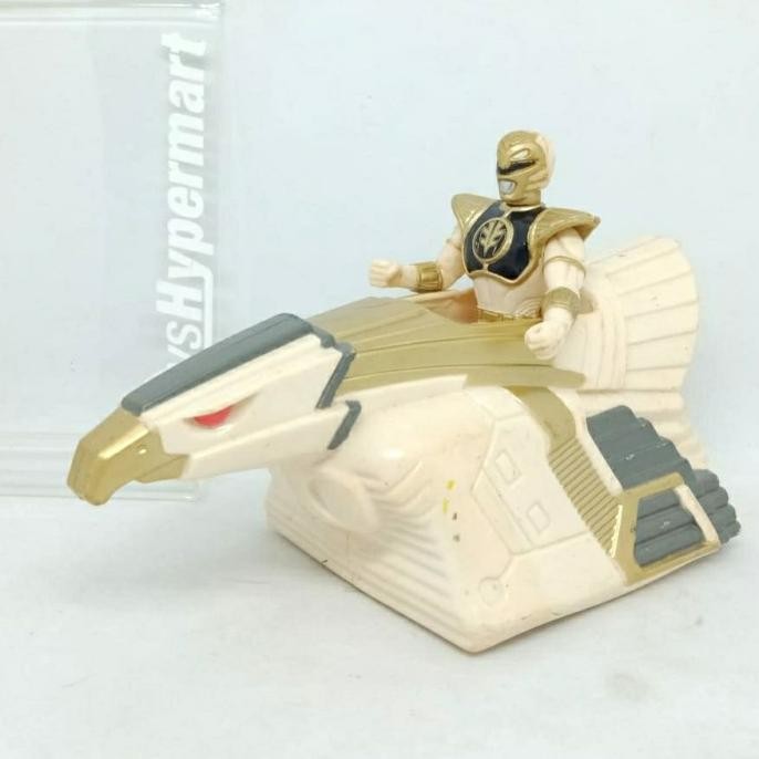 ORIGINAL Power Rangers Tiger White Ranger with Eagle Zord Saban