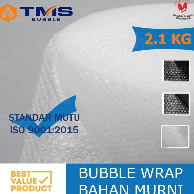 

tersedia bubble wrap roll bening / hitam tms 2.1 kg