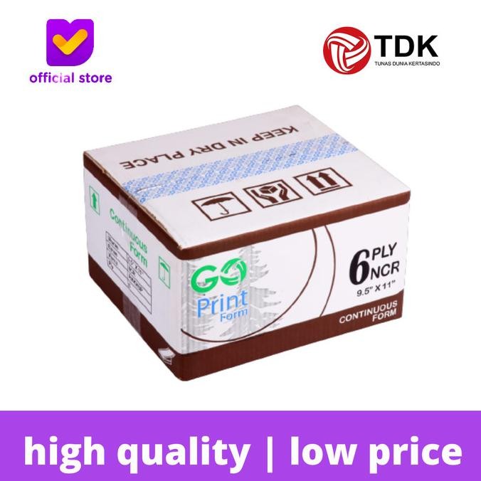 

Continuous Form Go Print 9.5 x 11 6 Ply (Bisa custom) murah