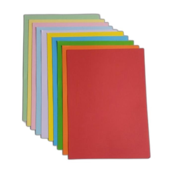 

Kertas Hvs Warna A4 80g Isi 50 Lembar per Pack 10 Warna Mixed murah