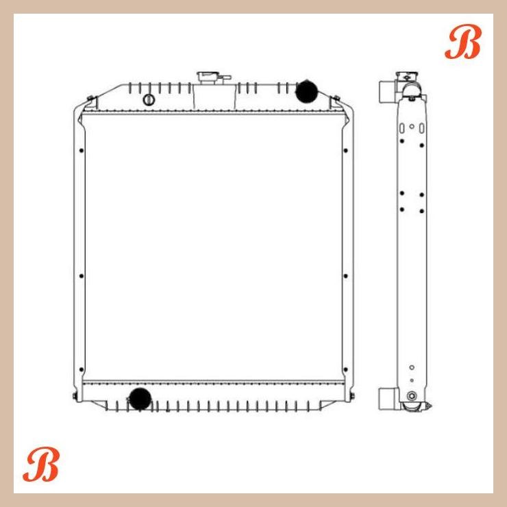 [SMM] RADIATOR ADR 3191-8501C / 16400-EW010 HINO 500