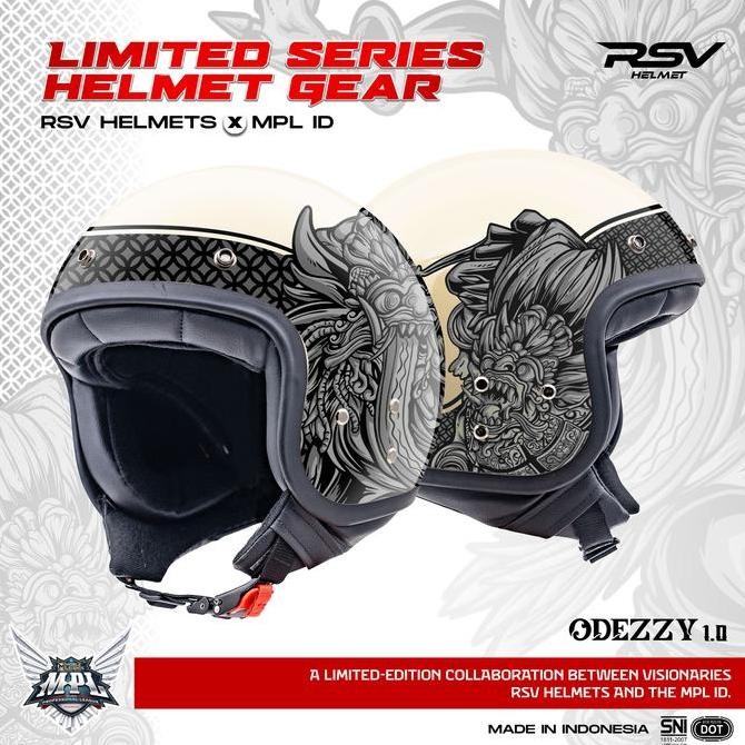 RSV Helmets x MPL ID Exclusive Collaboration MPL ID - Helm RSV Classic Odezzy (Limited Edition Serie