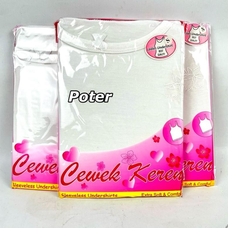 Kaos Dalam Singlet Baju Pakaian Wanita Perempuan Cewek Ukuran S M L Xl Xxl 3L 2Xl Dewasa Remaja Puti