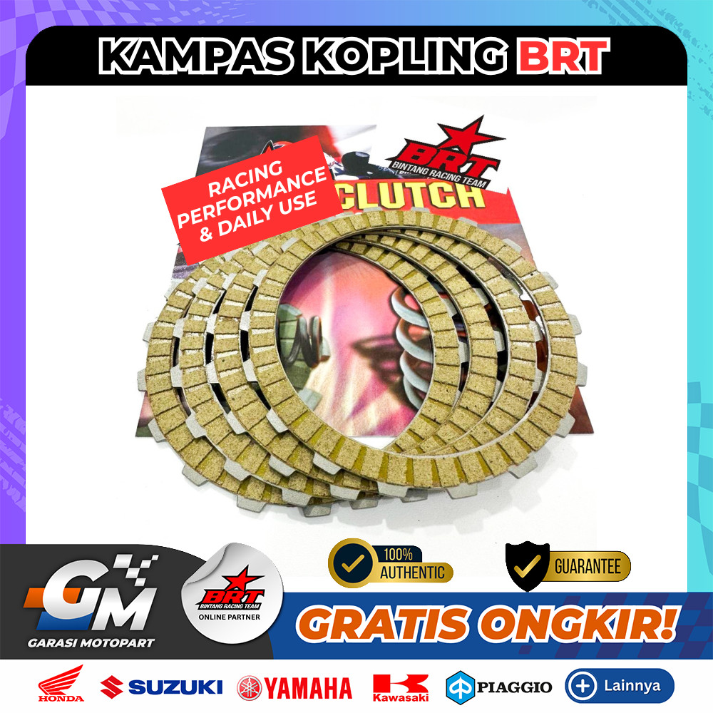 Kampas Kopling BRT Sonic New 150 Baru Berkualitas